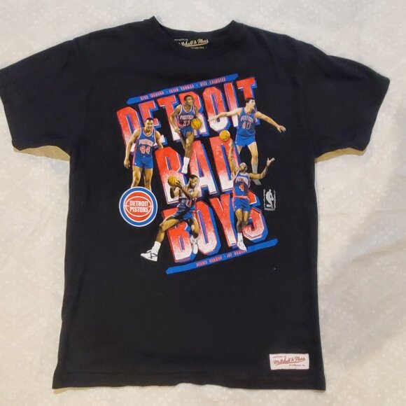 NBA Detroit Bad Boys Pistons T-Shirt - Size Medium (M) - Picture 5 of 11